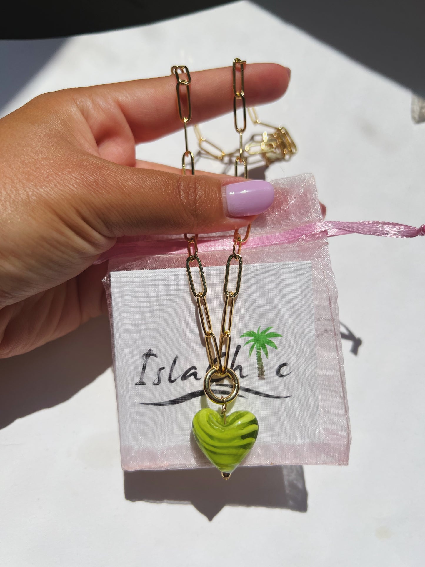 Corazon Verde Necklace