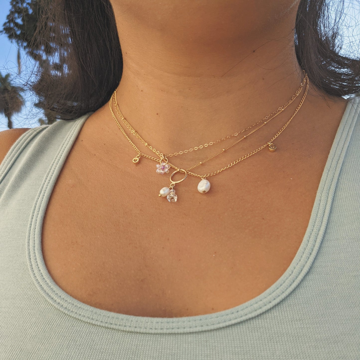 Flor Hibiscus Necklace