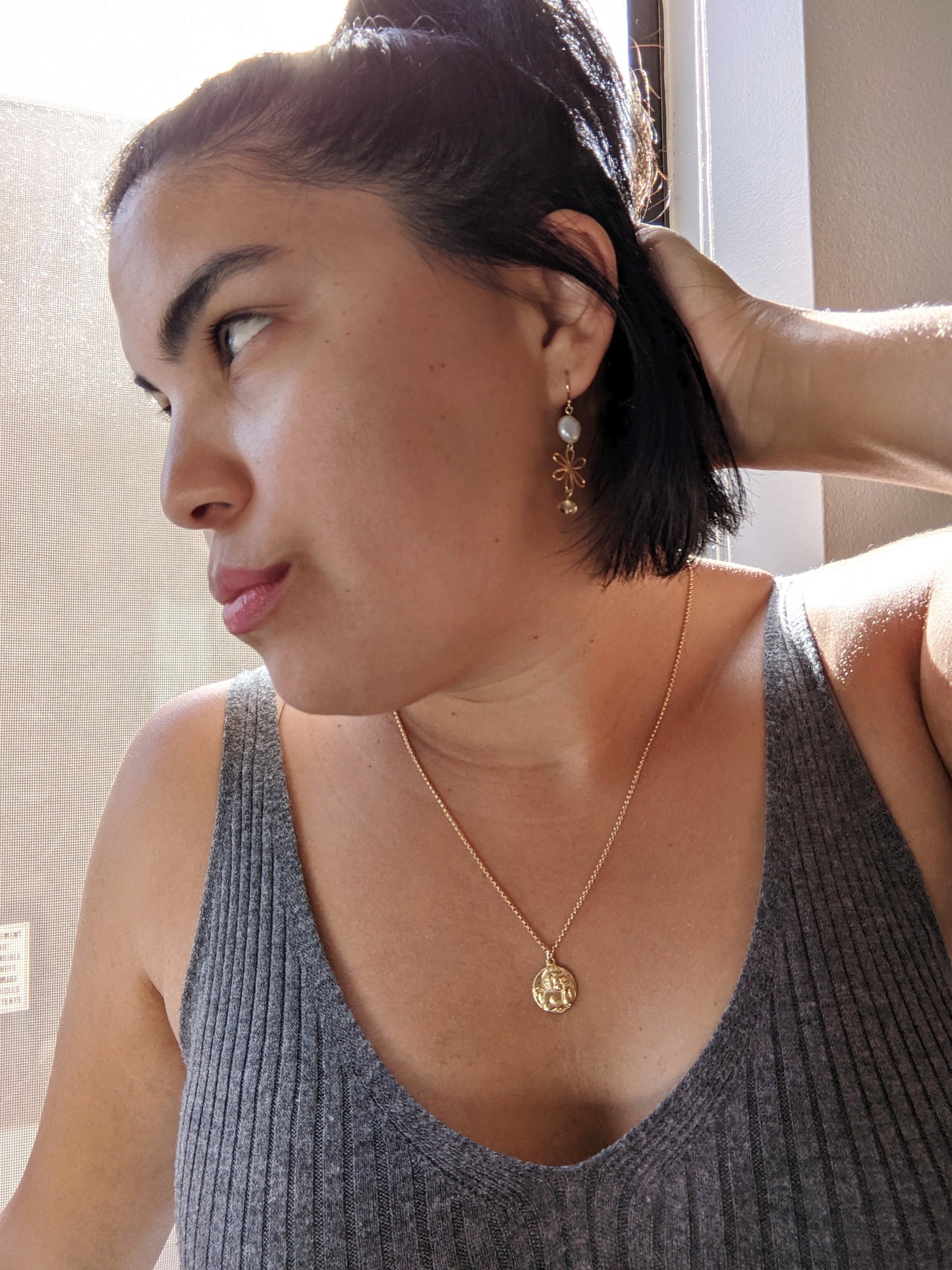 Plumeria Earrings